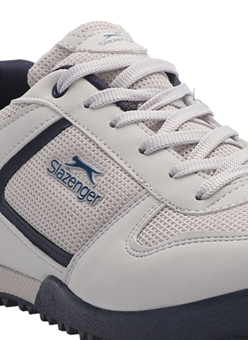 Slazenger ADRIAN I Kadın Sneaker Ayakkabı Gri / Lacivert - Görsel 5