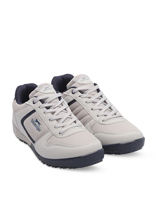Slazenger ADRIAN I Kadın Sneaker Ayakkabı Gri / Lacivert - Görsel 3