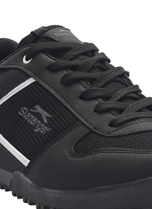 Slazenger ADRIAN I Kadın Sneaker Ayakkabı Siyah / Koyu Gri - Görsel 5