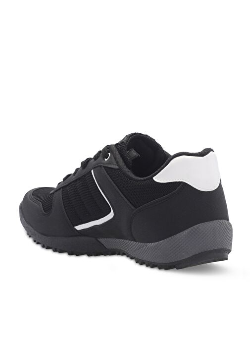 Slazenger ADRIAN I Kadın Sneaker Ayakkabı Siyah / Koyu Gri - Görsel 4