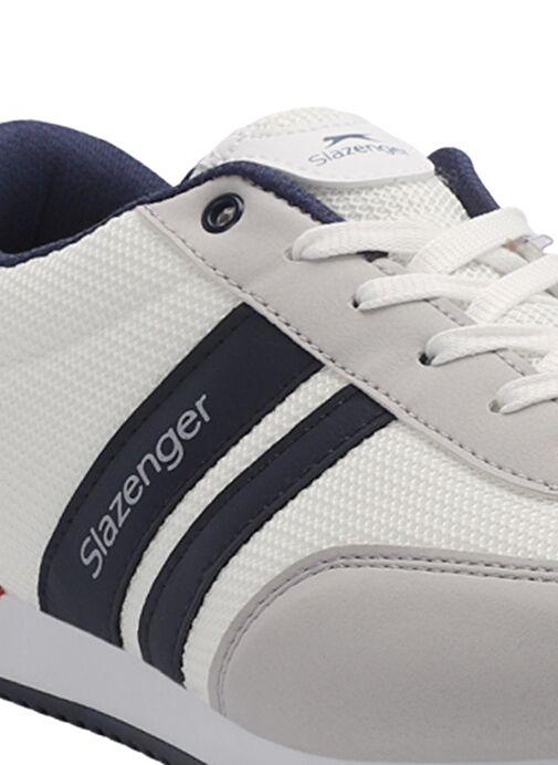 Slazenger ACORD I Erkek Sneaker Ayakkabı Beyaz / Lacivert - Görsel 5