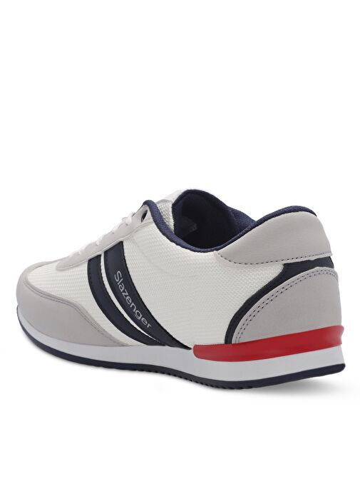 Slazenger ACORD I Erkek Sneaker Ayakkabı Beyaz / Lacivert - Görsel 4