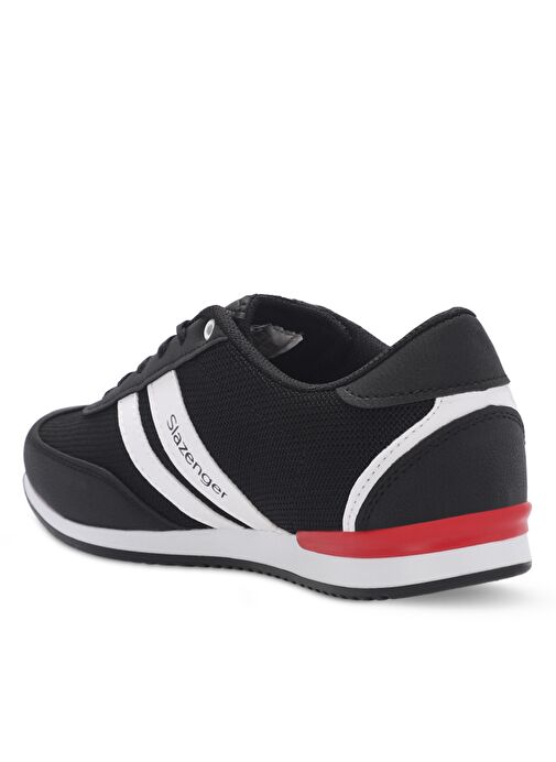 Slazenger ACORD I Erkek Sneaker Ayakkabı Siyah / Beyaz - Görsel 4