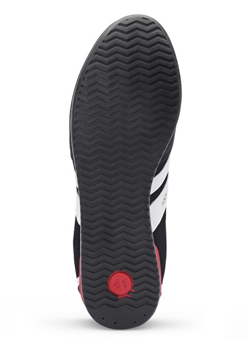 Slazenger ACORD I Erkek Sneaker Ayakkabı Siyah / Beyaz - Görsel 8