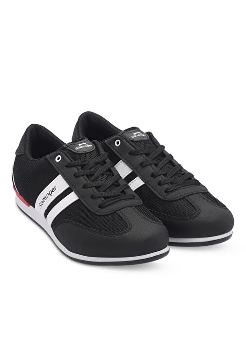 Slazenger ACORD I Erkek Sneaker Ayakkabı Siyah / Beyaz - Görsel 3