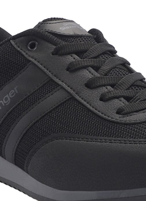 Slazenger ACORD I Erkek Sneaker Ayakkabı Siyah / Siyah - Görsel 5