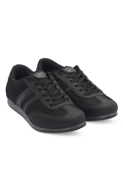 Slazenger ACORD I Erkek Sneaker Ayakkabı Siyah / Siyah - Görsel 3