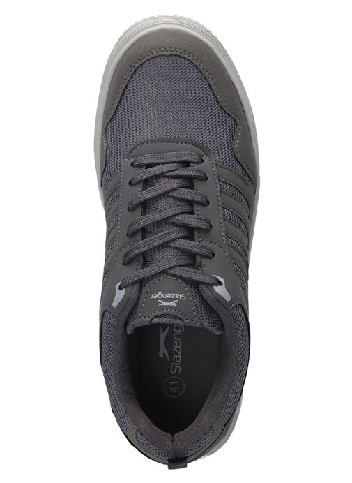 Slazenger ADAPT I Erkek Sneaker Ayakkabı Koyu Gri / Beyaz - Görsel 6