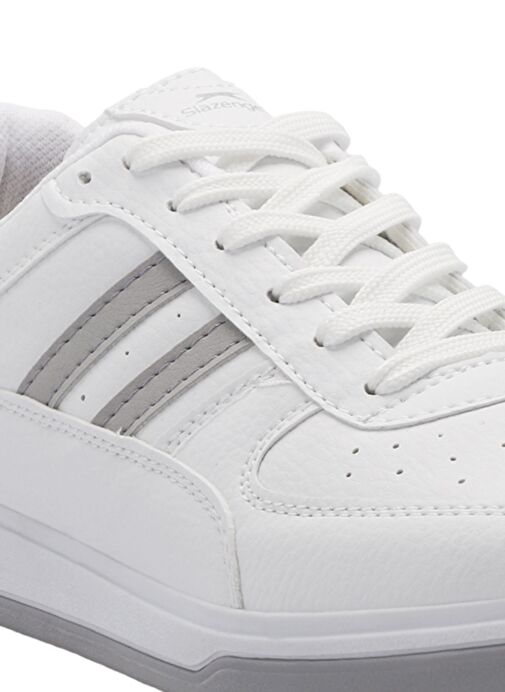 Slazenger ALASTAR I Erkek Sneaker Ayakkabı Beyaz / Gri - Görsel 5