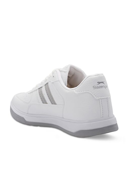 Slazenger ALASTAR I Kadın Sneaker Ayakkabı Beyaz / Gri - Görsel 4