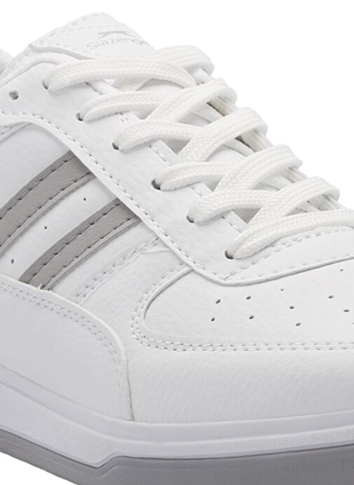 Slazenger ALASTAR I Kadın Sneaker Ayakkabı Beyaz / Gri - Görsel 5