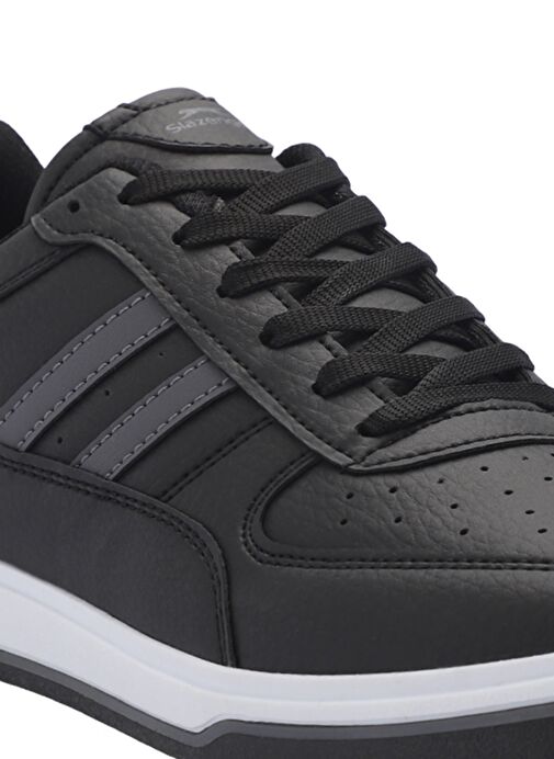 Slazenger ALASTAR I Kadın Sneaker Ayakkabı Siyah / Koyu Gri - Görsel 5