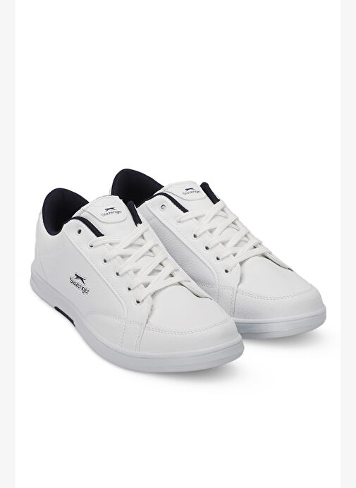 Slazenger ALBERT I Erkek Beyaz / Lacivert Günlük Spor Ayakkabısı - Görsel 2