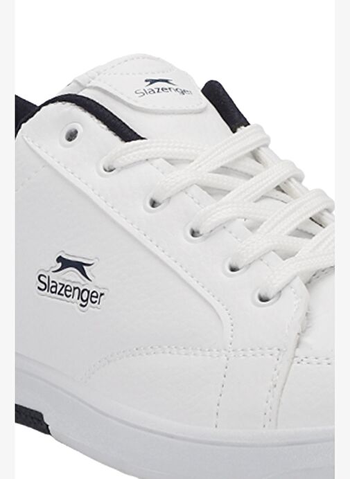 Slazenger ALBERT I Erkek Beyaz / Lacivert Günlük Spor Ayakkabısı - Görsel 3
