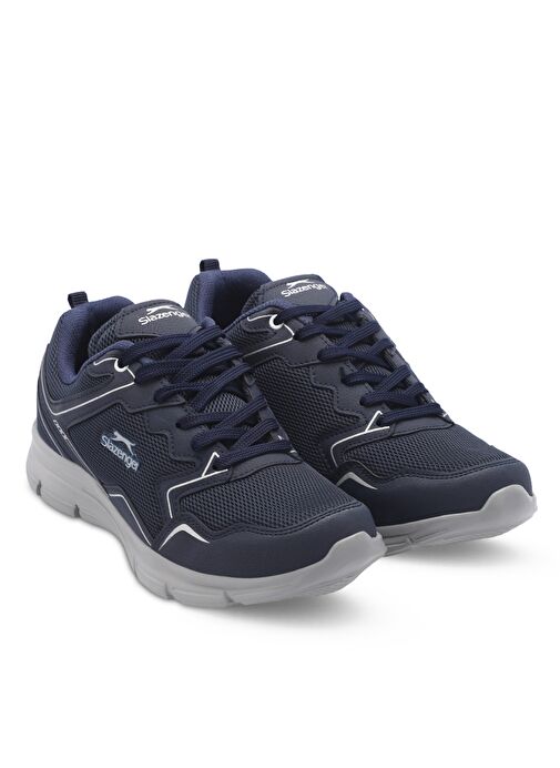 Slazenger ALETA I Erkek Sneaker Ayakkabı Lacivert / Gümüş - Görsel 3