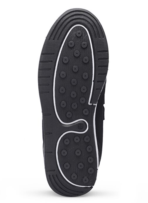 Slazenger AGATHA I Kadın Sneaker Ayakkabı Siyah / Beyaz - Görsel 8