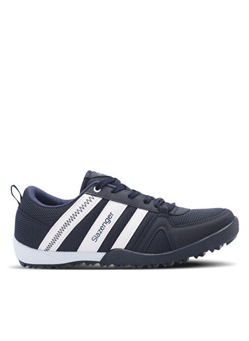 Slazenger ALGAR I Erkek Sneaker Ayakkabı Lacivert / Beyaz - Görsel 2