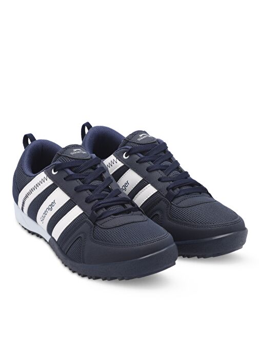Slazenger ALGAR I Erkek Sneaker Ayakkabı Lacivert / Beyaz - Görsel 3