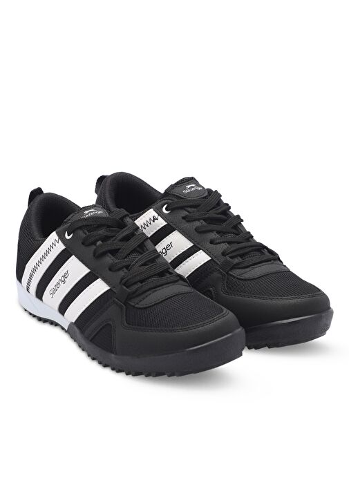 Slazenger ALGAR I Erkek Sneaker Ayakkabı Siyah / Beyaz - Görsel 3