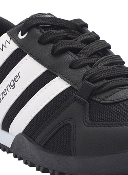 Slazenger ALGAR I Erkek Sneaker Ayakkabı Siyah / Beyaz - Görsel 5