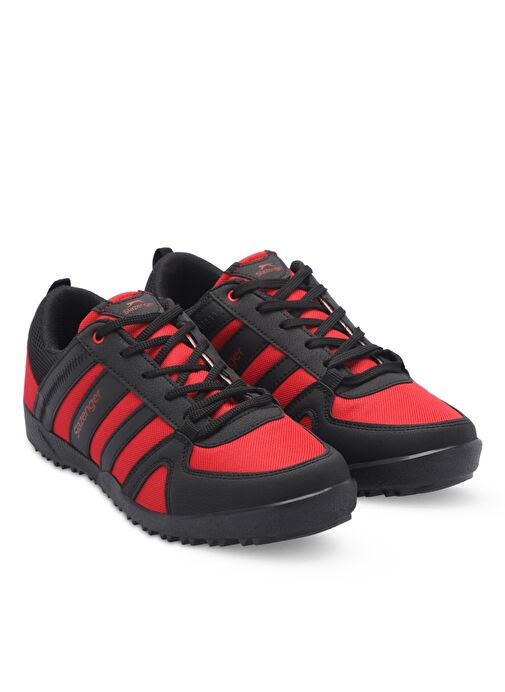 Slazenger ALGAR I Erkek Sneaker Ayakkabı Kırmızı / Siyah - Görsel 3
