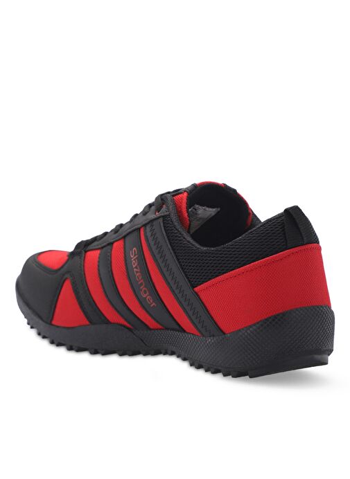 Slazenger ALGAR I Erkek Sneaker Ayakkabı Kırmızı / Siyah - Görsel 4