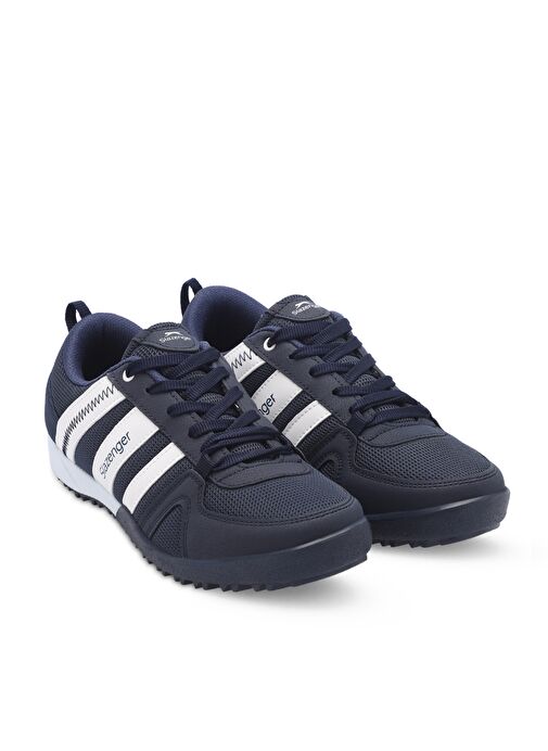 Slazenger ALGAR I Kadın Sneaker Ayakkabı Lacivert / Beyaz - Görsel 3