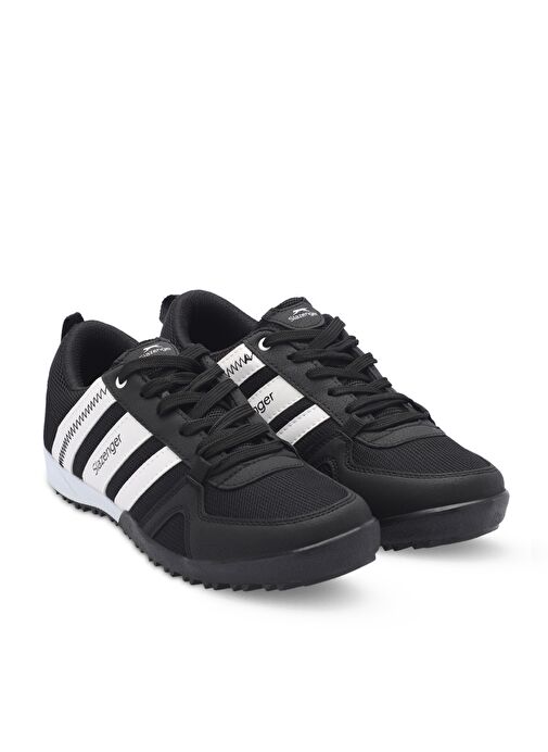 Slazenger ALGAR I Kadın Sneaker Ayakkabı Siyah / Beyaz - Görsel 3