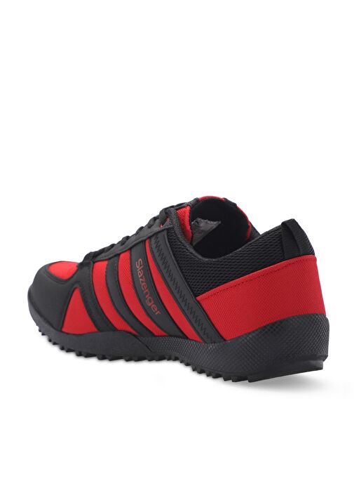 Slazenger ALGAR I Kadın Sneaker Ayakkabı Kırmızı / Siyah - Görsel 4