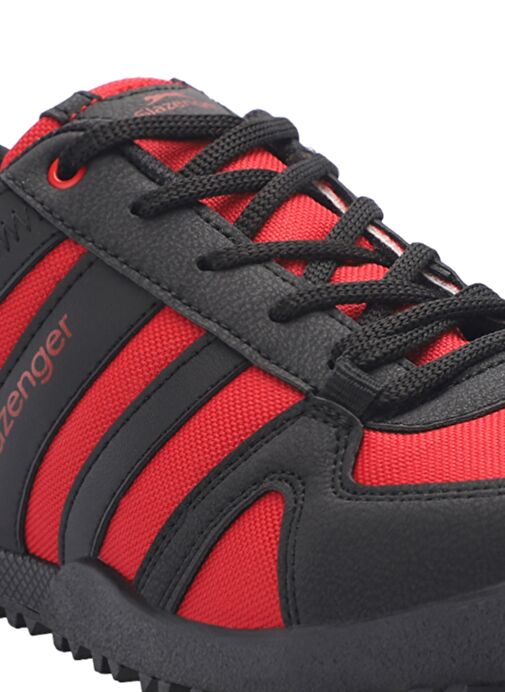 Slazenger ALGAR I Kadın Sneaker Ayakkabı Kırmızı / Siyah - Görsel 5