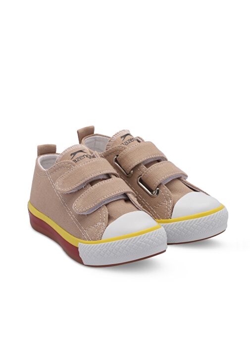 Slazenger KOALA Unisex Çocuk Sneaker Ayakkabı Bej - Görsel 3