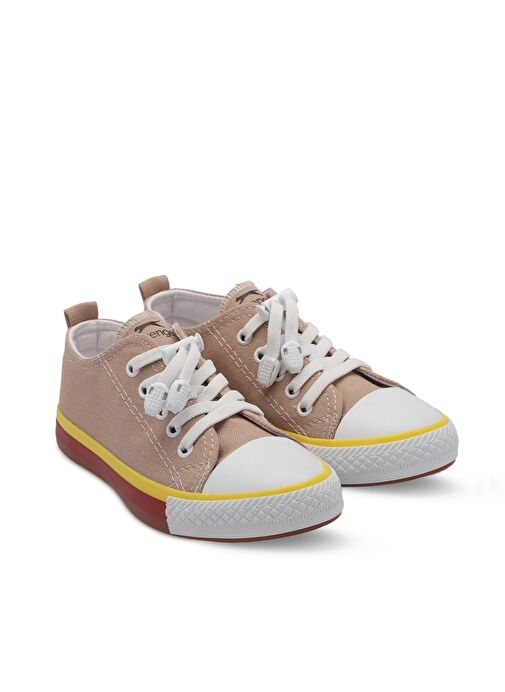Slazenger KOALA Unisex Çocuk Sneaker Ayakkabı Bej - Görsel 3
