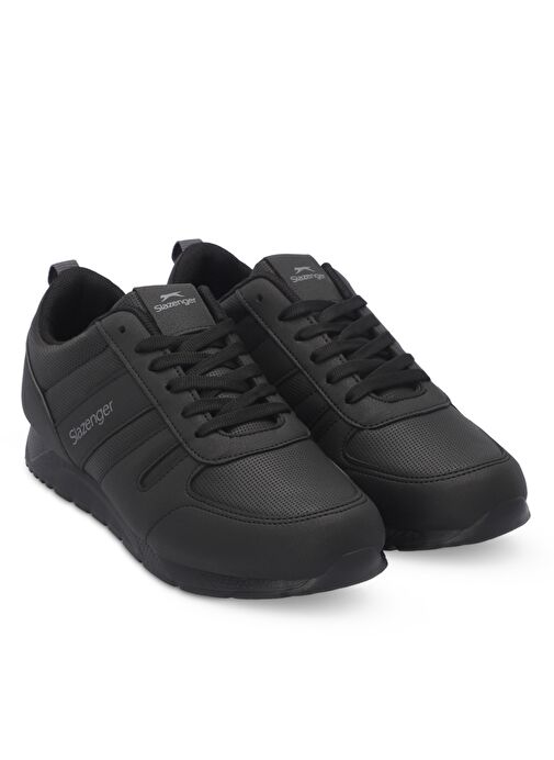 Slazenger ELRAEN Erkek Sneaker Ayakkabı Siyah / Siyah - Görsel 3