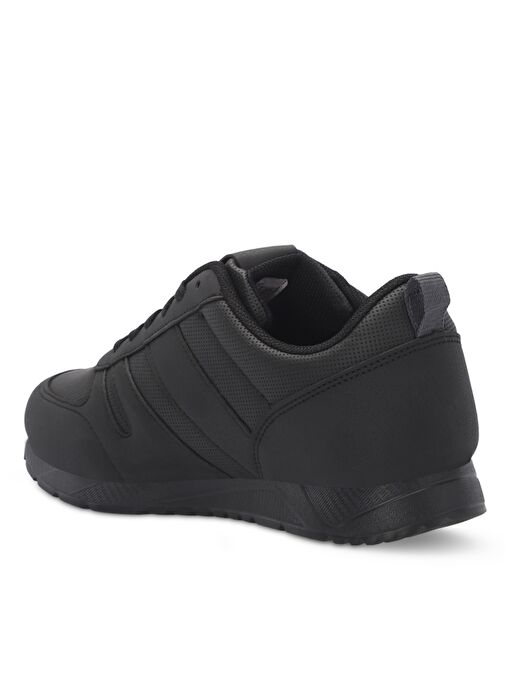 Slazenger ELRAEN Erkek Sneaker Ayakkabı Siyah / Siyah - Görsel 4