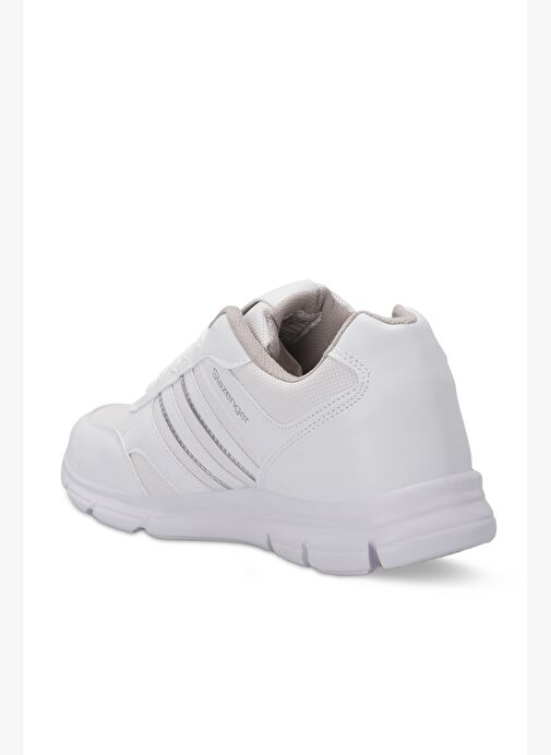 Slazenger ECKHARD I Kadın Beyaz Koşu & Yürüyüş Spor Ayakkabısı - Görsel 4