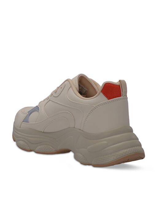 Slazenger ZUSA Kadın Sneaker Ayakkabı Bej / Kahve - Görsel 4