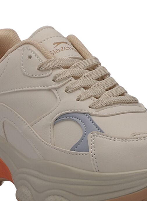 Slazenger ZUSA Kadın Sneaker Ayakkabı Bej / Kahve - Görsel 5