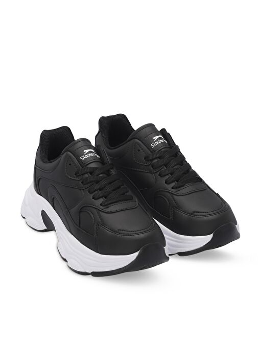 Slazenger ZUSA Kadın Sneaker Ayakkabı Siyah / Beyaz - Görsel 3