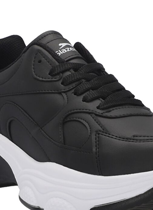 Slazenger ZUSA Kadın Sneaker Ayakkabı Siyah / Beyaz - Görsel 5