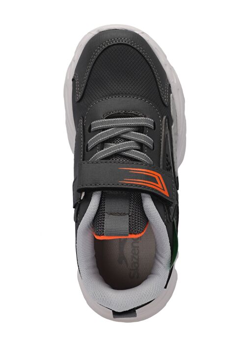 Slazenger NABIL Unisex Çocuk Sneaker Ayakkabı Koyu Gri - Görsel 6