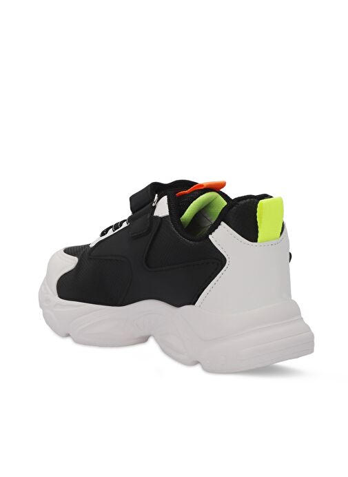 Slazenger NABIL Unisex Çocuk Sneaker Ayakkabı Siyah / Beyaz - Görsel 4