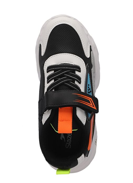 Slazenger NABIL Unisex Çocuk Sneaker Ayakkabı Siyah / Beyaz - Görsel 6