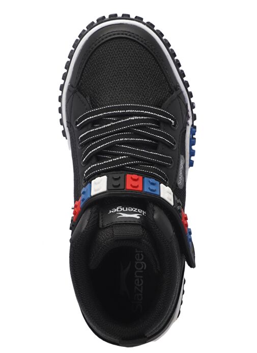 Slazenger NORTH Unisex Çocuk Sneaker Ayakkabı Siyah / Beyaz - Görsel 6