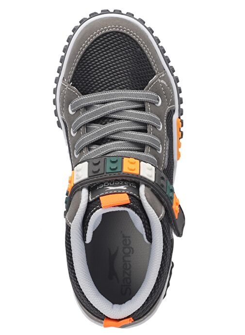Slazenger NORTH Unisex Çocuk Sneaker Ayakkabı Gri - Görsel 6
