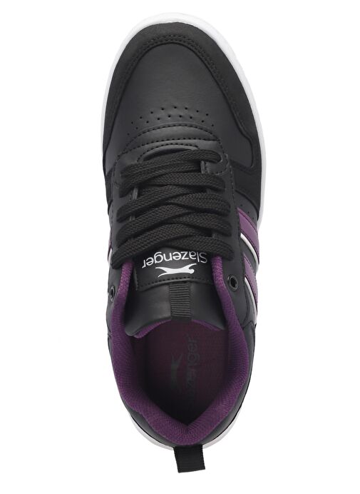 Slazenger IDENTY Kadın Sneaker Ayakkabı Siyah / Mor - Görsel 6