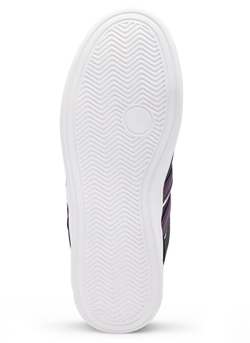 Slazenger IDENTY Kadın Sneaker Ayakkabı Siyah / Mor - Görsel 8