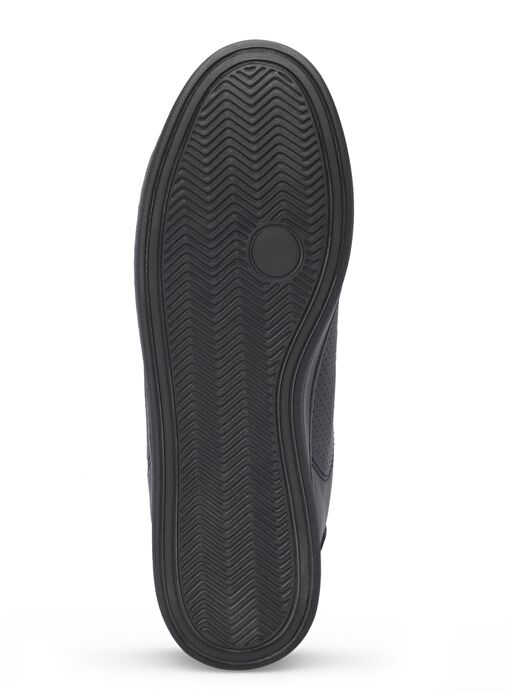 Slazenger ISCO Büyük Beden Erkek Sneaker Ayakkabı Siyah / Siyah - Görsel 8