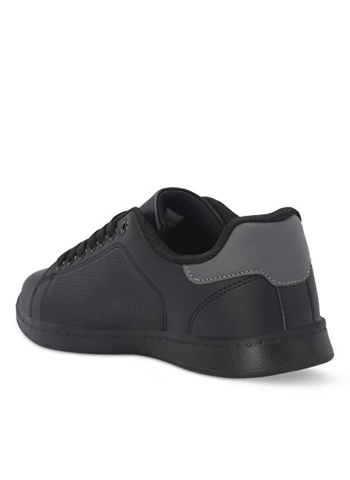 Slazenger ISCO Büyük Beden Erkek Sneaker Ayakkabı Siyah / Siyah - Görsel 4