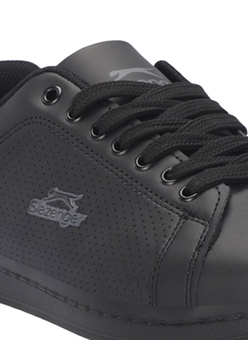 Slazenger ISCO Büyük Beden Erkek Sneaker Ayakkabı Siyah / Siyah - Görsel 5