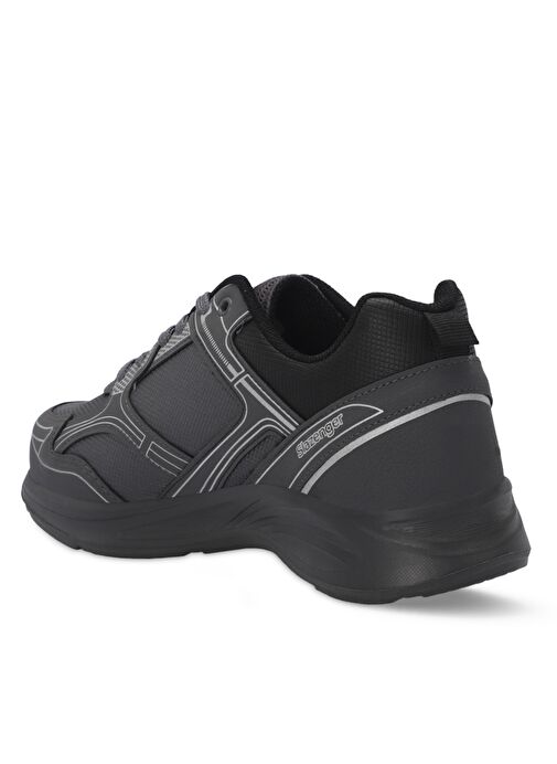Slazenger GIMA Erkek Sneaker Ayakkabı Koyu Gri - Görsel 4